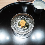 木山 - 雲丹 わかめ ホワイトアパラガス酢の物