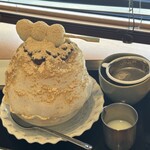 文の助茶屋 名古屋高島屋店 - 黒豆きなこのかき氷