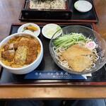 長寿庵 - かつ丼セット
