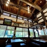 そば処 薬師 - 天井の高い古民家
