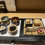 魚菜由良 鼎 - 前菜盛り合わせ