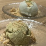 金山成吉思汗 - ジェラート（ピスタチオと塩バニラ）