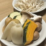 金山成吉思汗 - 焼き野菜盛り