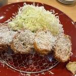 とんかつ 志賀 - 自家製メンチカツ