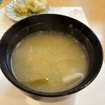 とんかつ 志賀 - 豚汁