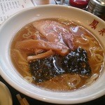 鳳来 - チャーハンセットのラーメン