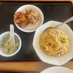 台湾料理 萬福 - 「エビ炒飯セット」