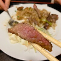 たくあん・牡丹亭 - ステーキ拡大