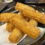 鮮魚・創作ダイニング ほいど家 - 嶽きみのからあげ