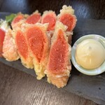 鮮魚・創作ダイニング ほいど家 - 明太子マヨネーズの天ぷら