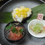 魚善 - 甘鯛もろこし焼淡雪