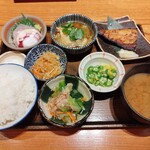 土鍋炊ごはん なかよし - 本日のおばんざい定食1950円