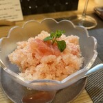 HANAMITSU - グレープフルーツとサンブーカのグラニテ