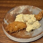 京町堀 なかむら - エビフライはコースには含まず