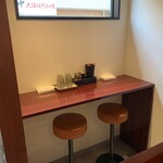 担々麺 錦城 - 　　1階カウンター席