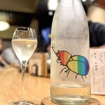 魚ト日本酒あたらよ - ・仙禽 かぶとむし グラス 900円
(せんきん／栃木県さくら市)