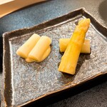 心一 - ホワイトアスパラ 酢味噌和え おひたし