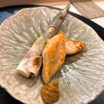 心一 - トキシラズのハラス塩焼き                                              坊主銀ぽうの西京漬け ニセコ産ささだけ