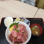 ことぶき亭 - 天然めばちまぐろ中とろ丼