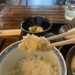 湯葉丼 直吉 - 湯葉刺し