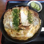 みつわ - カツ丼接写