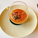 レストラン・モリエール - トマトの冷製スープ