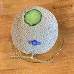 果実香 - 編み目が細かくて美味しいメロンでした