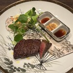 割烹・肉膳 光月 - 鉄板焼き