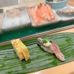 磯寿司 - 追加のいわしと玉子