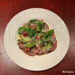 ガストロ スケゴロウ - 胡四の牛王のカルパッチョ風サラダ仕立て