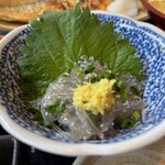 大磯大衆食堂 えびや - 生しらすアップ