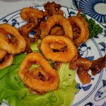 丸山鮮魚店 - イカの唐揚げ