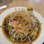 あさひ - 冷やしそば。麺がキュッと締まっている