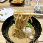 スシロー - ラーメン人生JET。この日はスープも大丈夫でした。