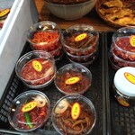 オルレギル - いろんなキムチがあって楽しい　これは2人で来て チャミスまたはマッコリですね