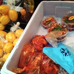 オルレギル - 見慣れない お野菜も売っています　今度 キムチが切れたらここのお店に買いに来ようと思います