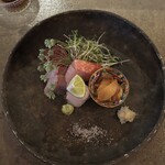 ダモンデ - ⭐︎お造り　ホヤが絶品だった