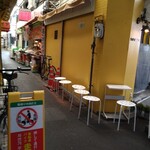 オルレギル - 写真の一番左側がお店です　観光客のための店 というよりは地元の韓国の方のための店 という感じで、私にとったら パラダイスです　　