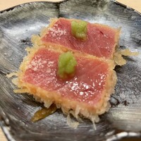 すしや宣 - マグロ大トロかつ　脂ののったアイルランド産