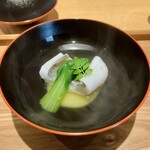 日本料理FUJI - エボダイとじゃがいも餅のお椀