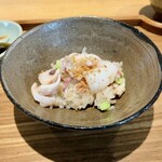 日本料理FUJI - ジンドウイカと枝豆の混ぜご飯