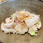 日本料理FUJI - ジンドウイカと枝豆の混ぜご飯