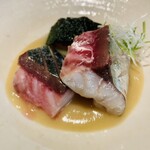 日本料理FUJI - 活〆鯖の蒸し