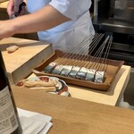 日本料理FUJI - 白ミル貝、活〆鯖