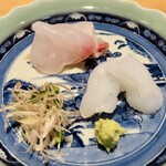 日本料理FUJI - アオリイカとハタ