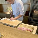 日本料理FUJI - お造り準備中