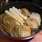 蒼 - 蝦夷鮑 ホワイトアスパラガス 自家製バター