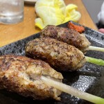 もつ焼 かど - 葉生姜つくね