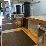 彩哲 - 店内、カウンター席