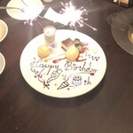 Cheese Dining Zolo - 驚愕のバースデープレート✨✨✨✨✨(拡大編集したので画像が悪くて、すみません)